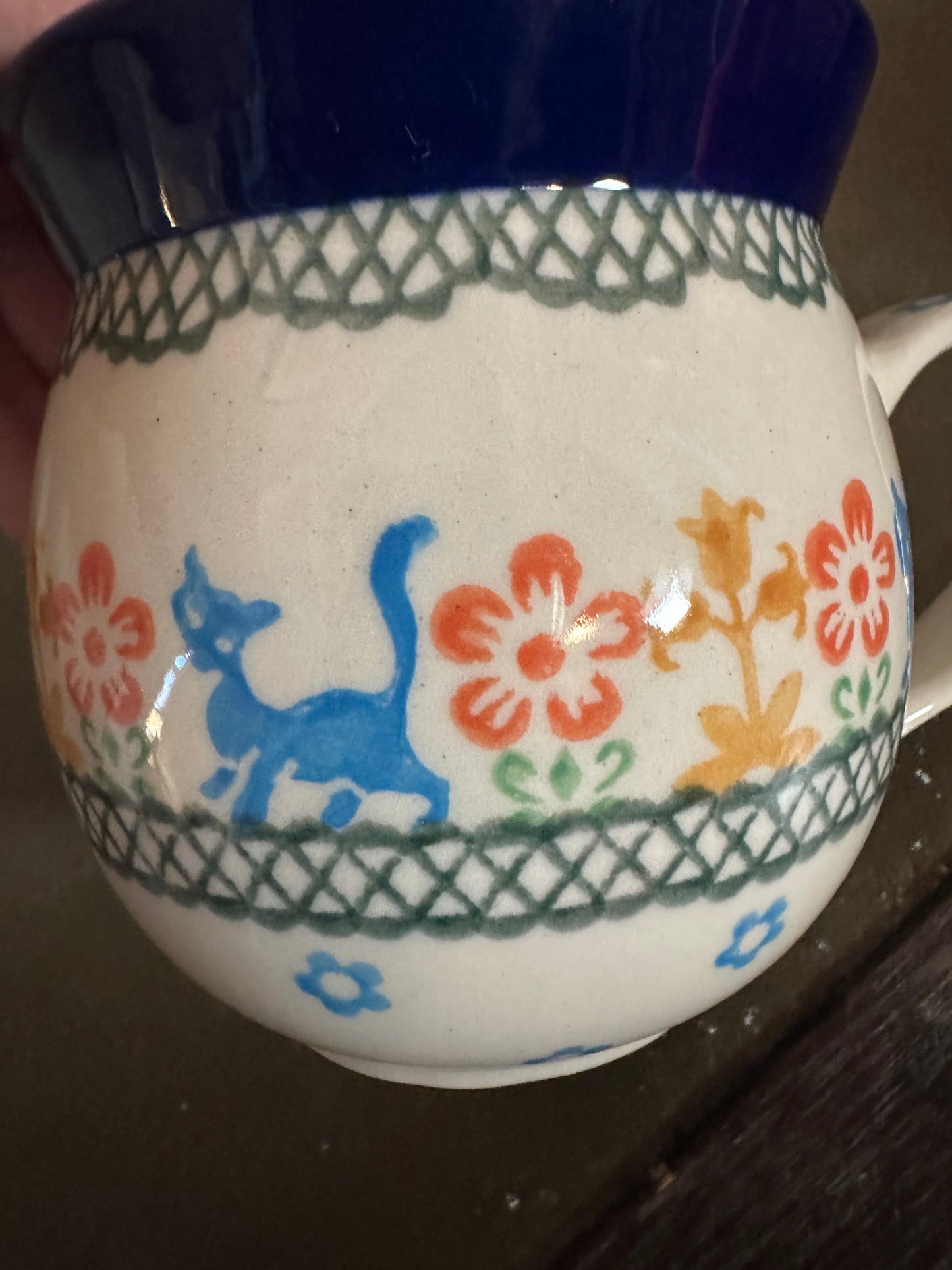 Ceramika Artystyczna , Kitty Cat Stroll, Mini Bubble Mug