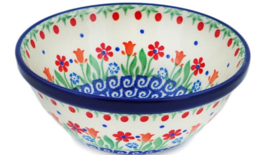 Ceramika Artystyczna, Babcia's Garden, Bowl.  5"