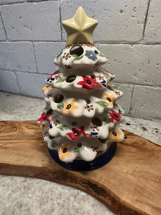 Manufaktura, Polish Pottery, Zo Girl, Luminary Tree