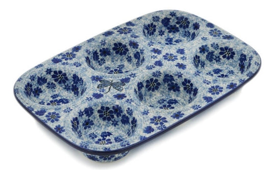 Ceramika Artystyczna, Misty Dragonfly, Muffin Pan