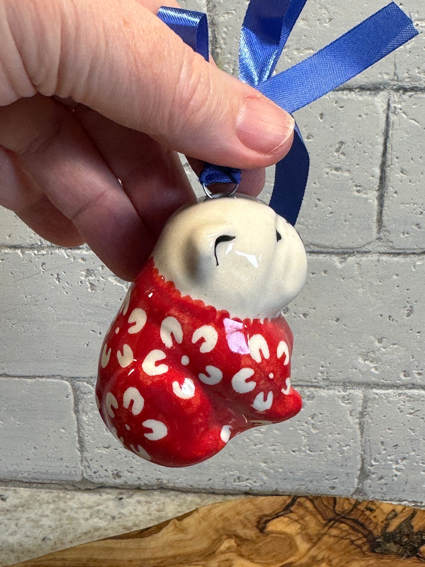 Manufaktura, Red Blossom, Bulldog Ornament