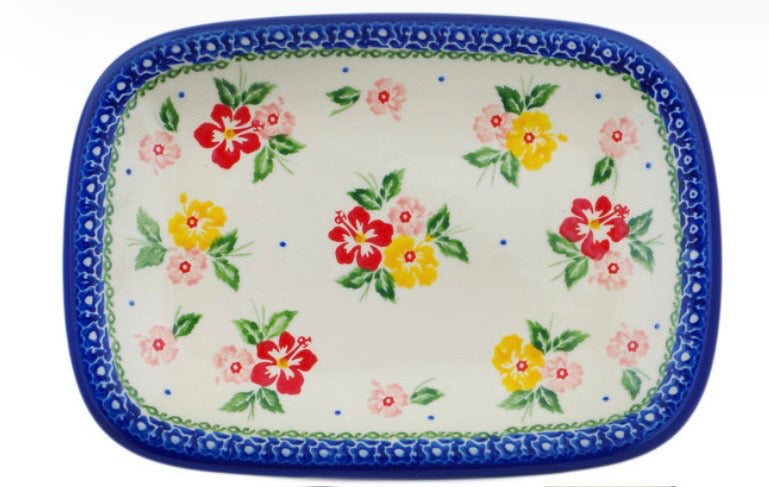 Bona, Hibiscus Splendor, Platter/Plate 10"
