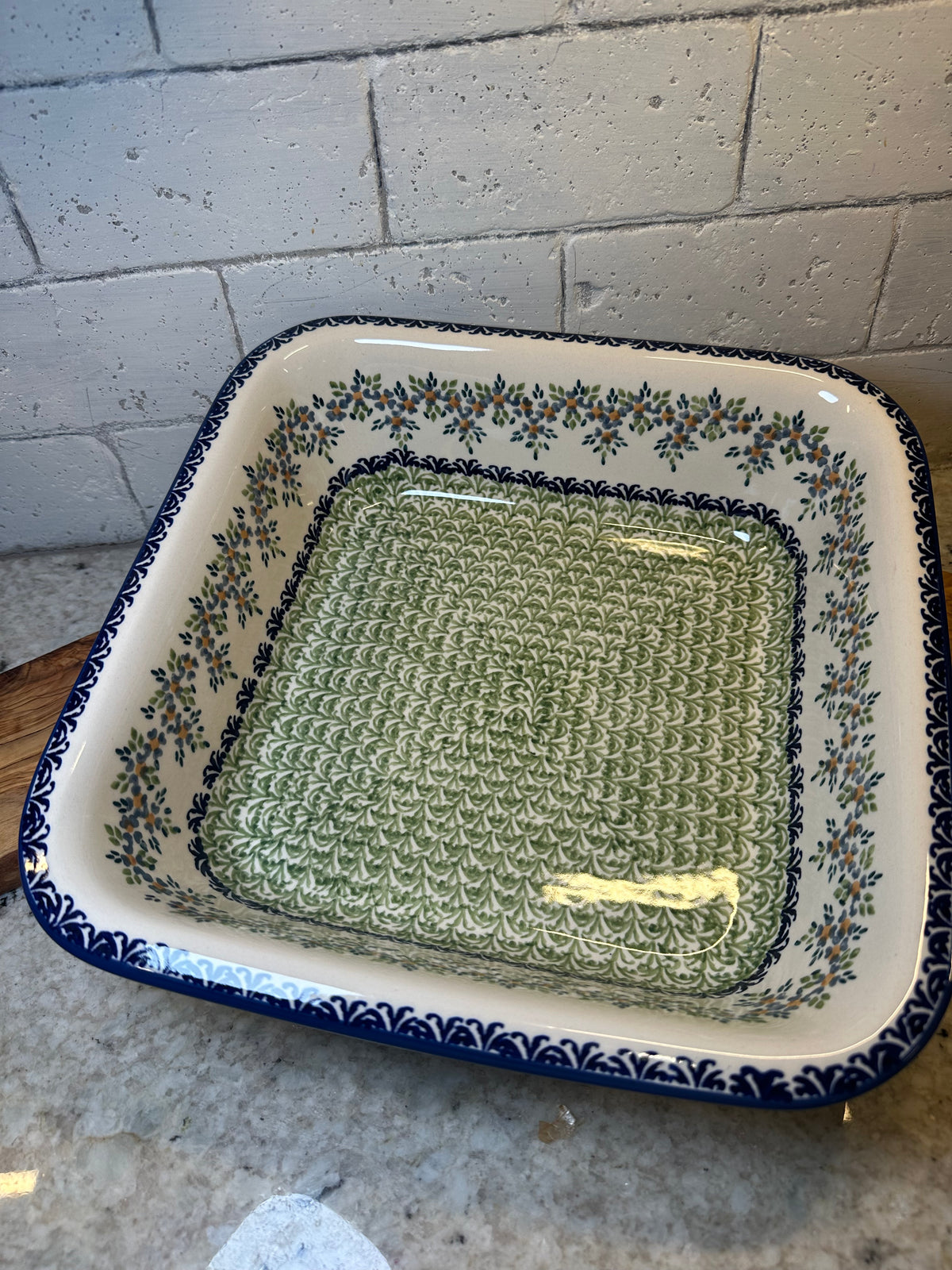 Manufaktura, Summer Vine Large Square Baker