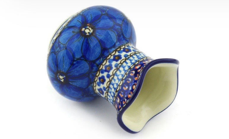 Ceramika Artystyczna, Unikat 408, Cobalt Poppies, Vase