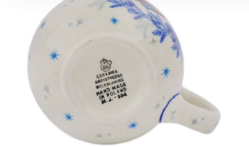 Ceramika Artystyczna, Snowcap Songbird, Medium Bubble Mug