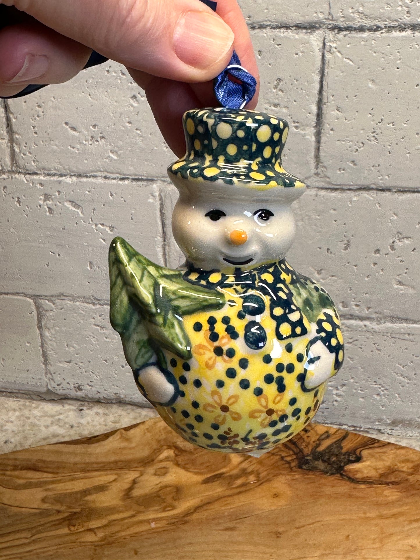 Manufaktura, Roksana Snowman with Tree Ornament