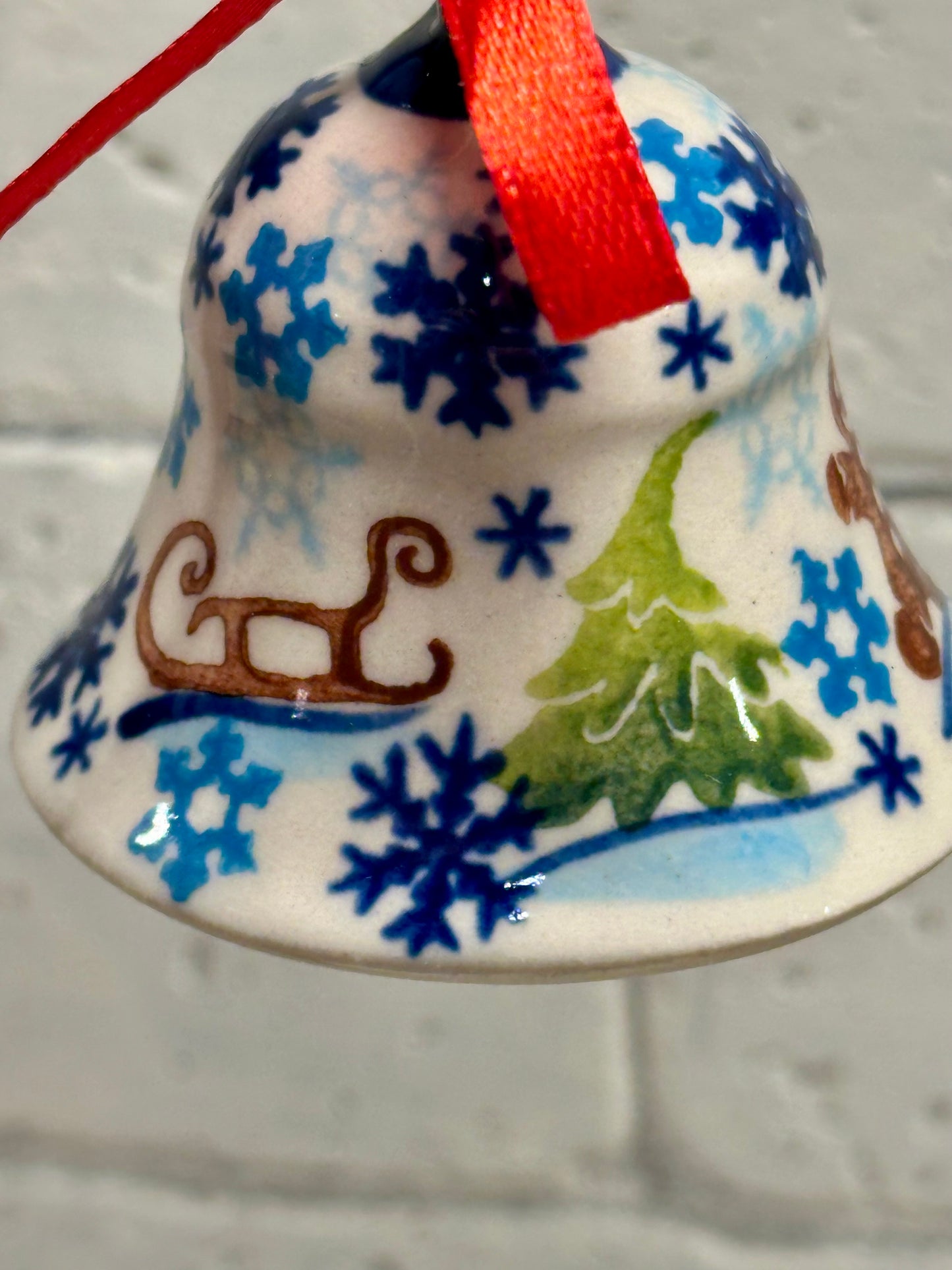 Vena, Gingerbread Cottage, Small Bell Ornament