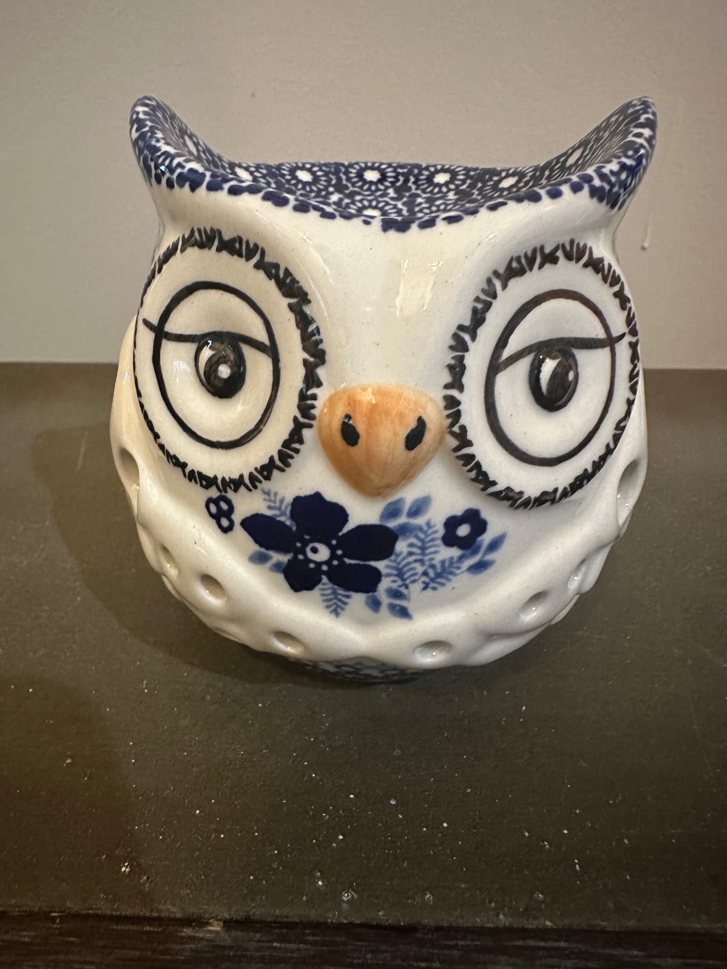 Manufaktura, Indigo Garden, Owl Luminary & Wax Warmer