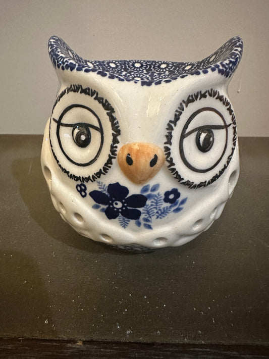 Manufaktura, Indigo Garden, Owl Luminary & Wax Warmer