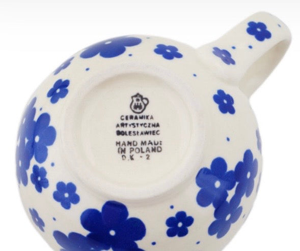 Ceramika Artystyczna, Cobalt Meadow, Medium Bubble Mug 12 oz