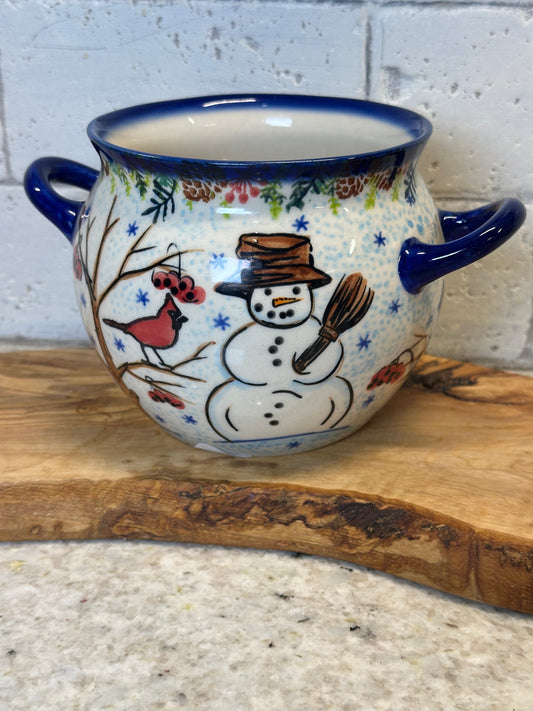 Vena, Wintry Woods, Crock with Handles