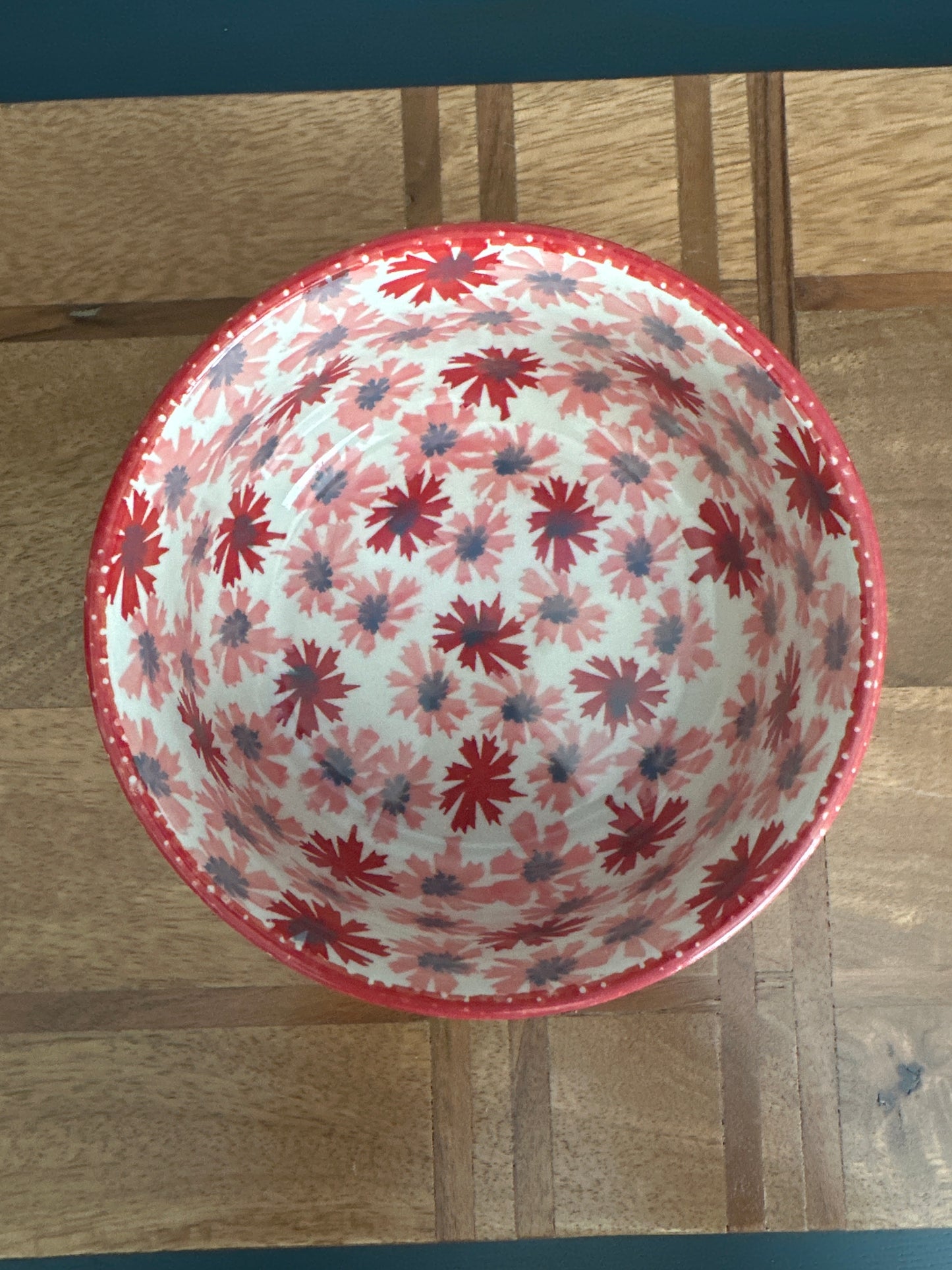 Manufaktura Polish Pottery, Raspberry Sherbet 6" Bowl