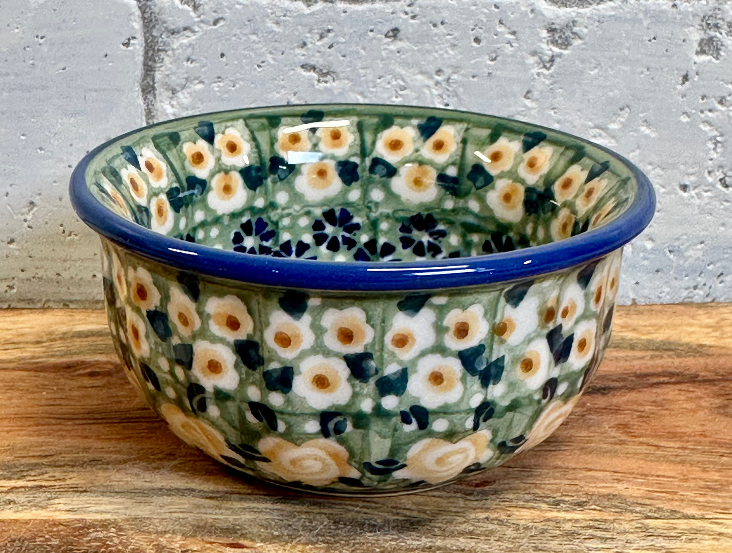 Manufaktura, Perennial Garden, Scalloped Bowl, 3.5"