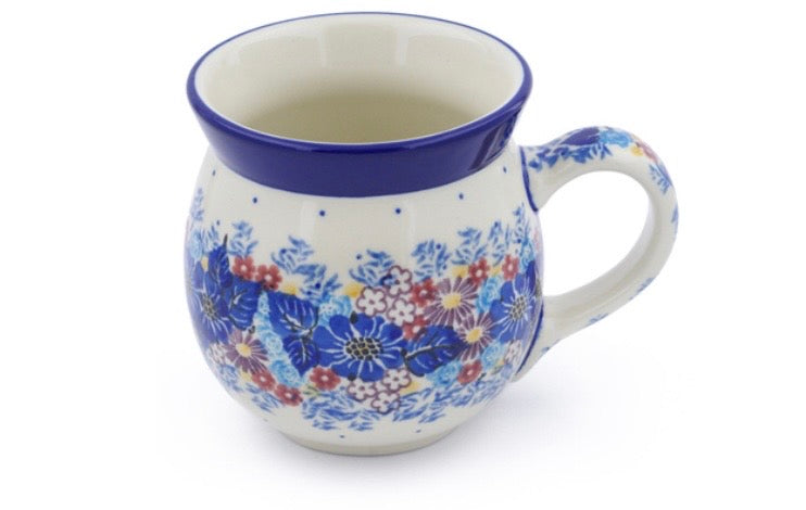 Ceramika Artystyczna, Unikat U4654, Flower Wreath, Bubble Mug