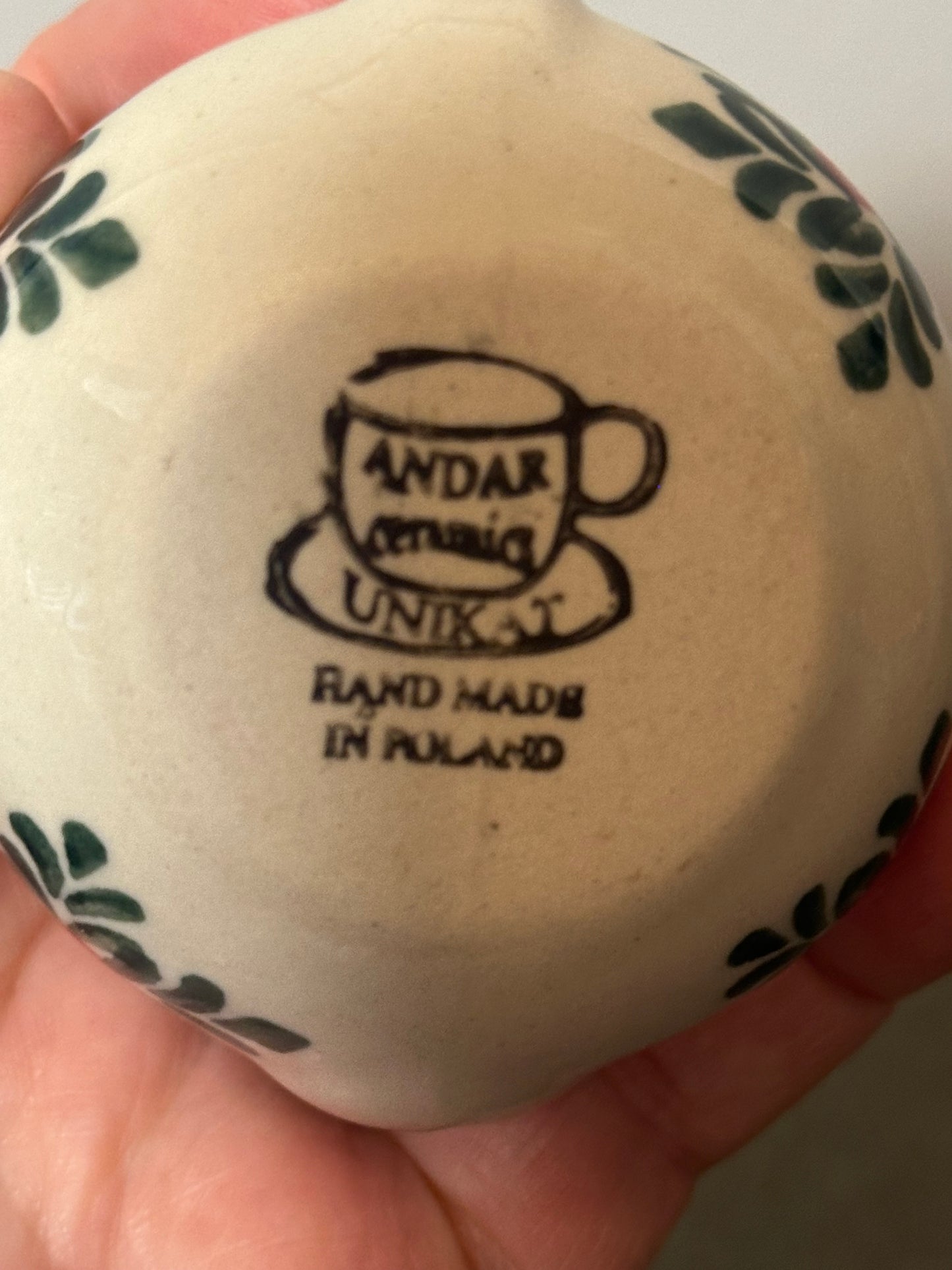 Andar Ceramics, Unikat Teapot Ornament/Figurine