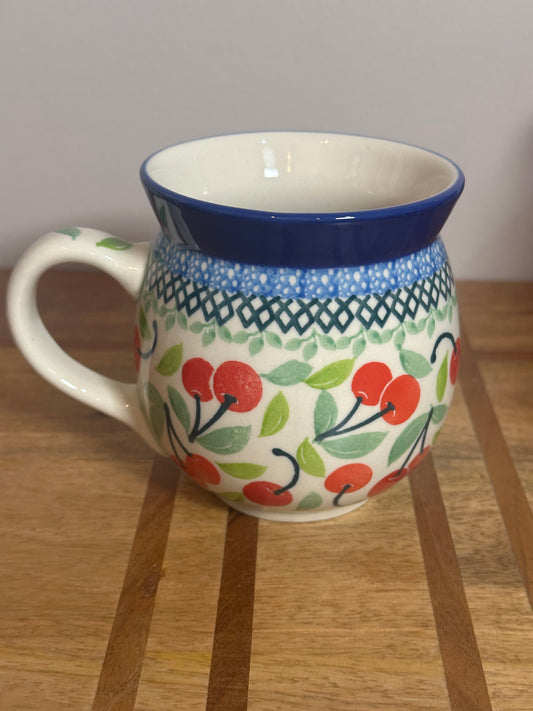 Ceramika Artystyczna, New Cherries, Large Bubble Mug