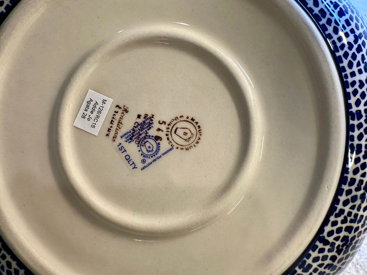 Manufaktura, Addie Jo, Large Agata, Scalloped Bowl 11"