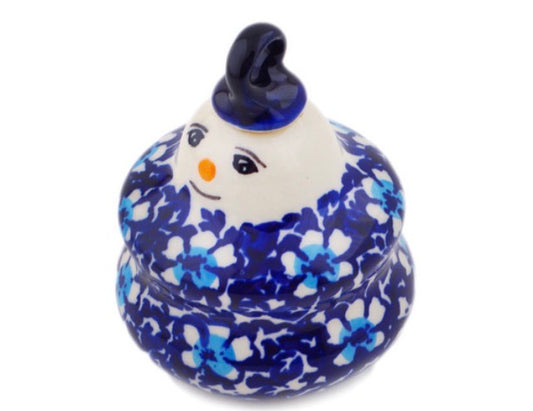 Manufaktura, Flowers On The Lake, Snowman Ornament