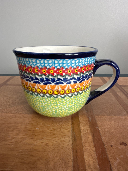 Millena Polish Pottery, 12oz. Unikat, Wide Mug/Cup 2Q