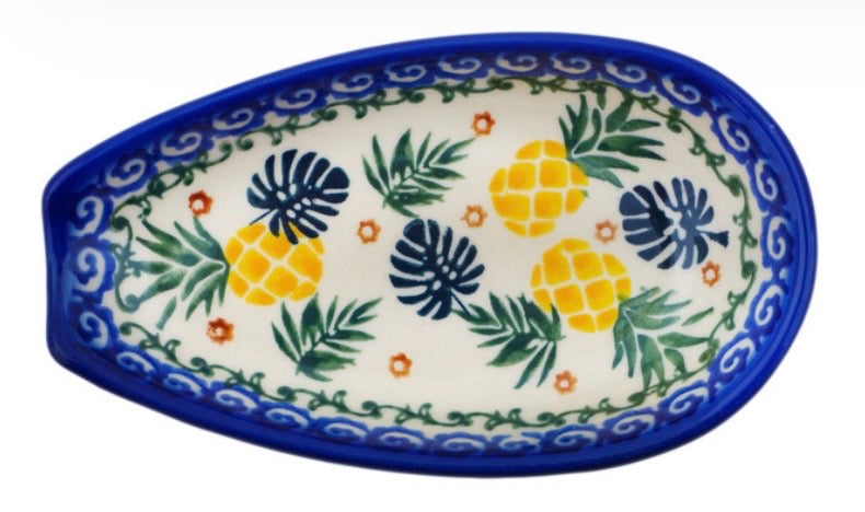 Bona, Pineapple Parade, Spoon Rest 5"