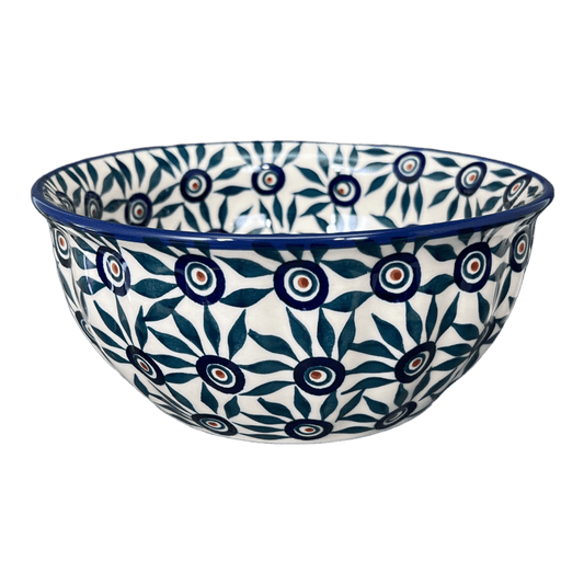 Bowl, Round, 7.75" in "Peacock Parade" by Manufaktura