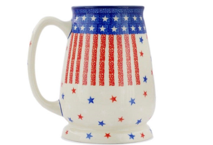 Ceramika Artystyczna, American Stars and Stripes, Stein 34 oz