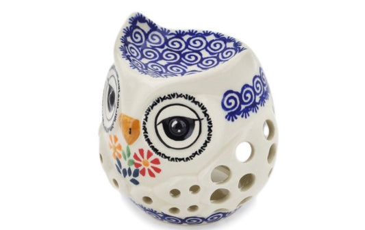 Manufaktura, Marigold Owl Luminary/Wax Warmer/ Figurine