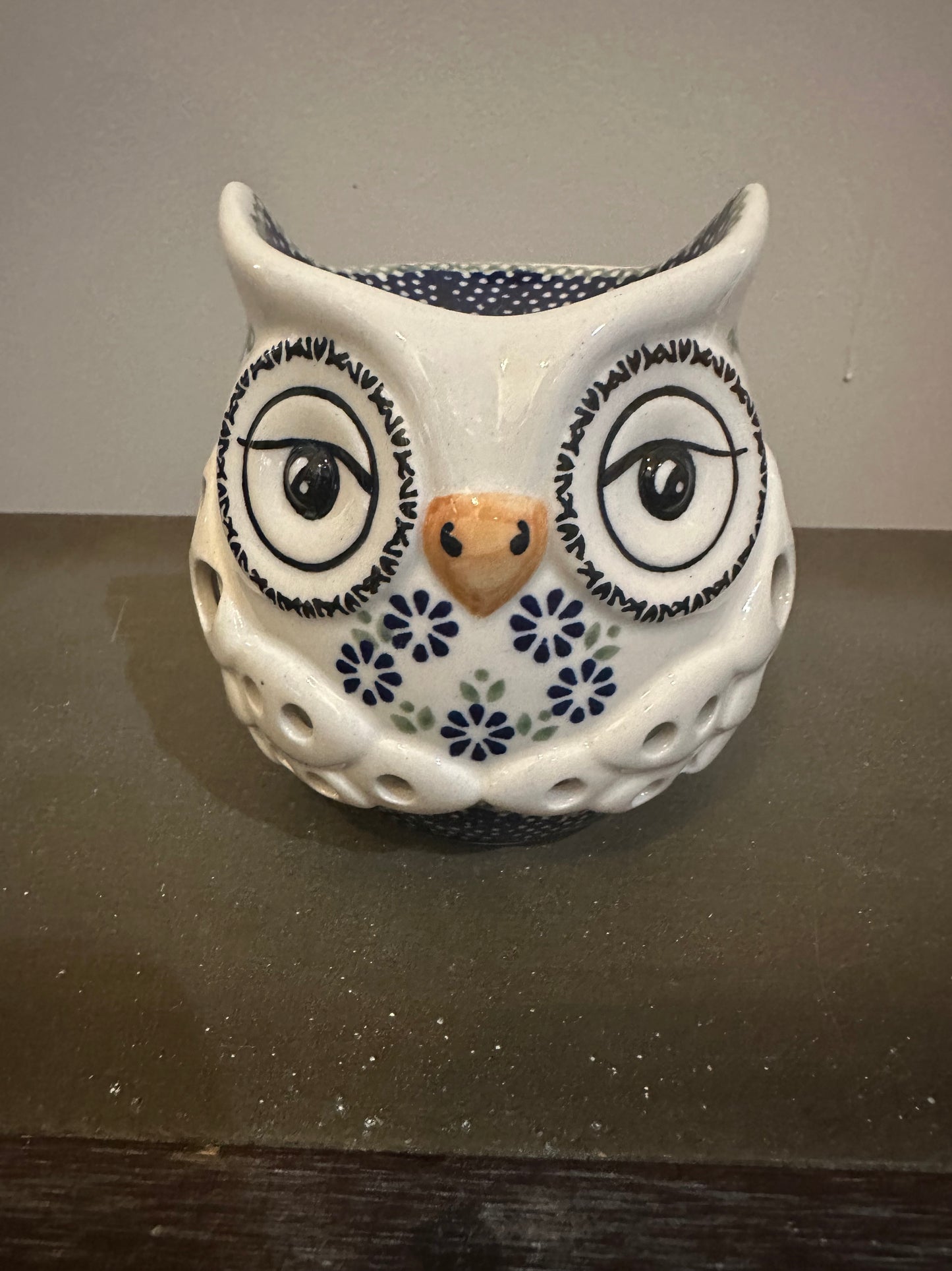Manufaktura Forget Me Nots Owl Luminary & Wax Warmer