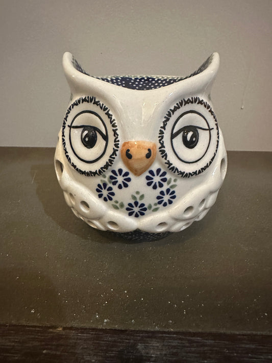 Manufaktura Forget Me Nots Owl Luminary & Wax Warmer