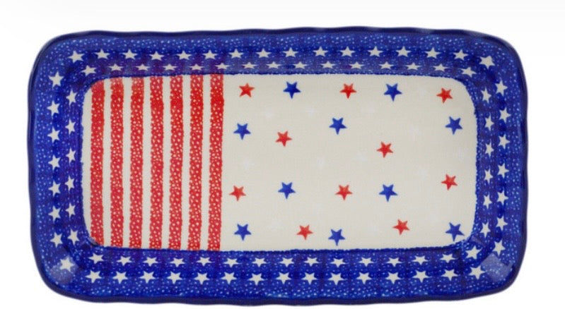 Ceramika Artystyczna, American Stars and Stripes, Platter