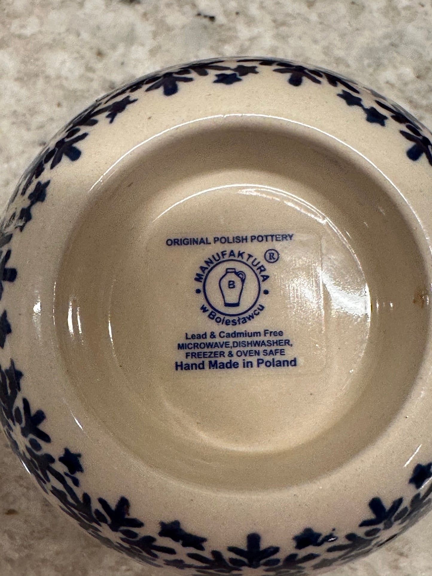 Manufaktura Polish Pottery, Ornaments & Bows Votive/Tealight Holder