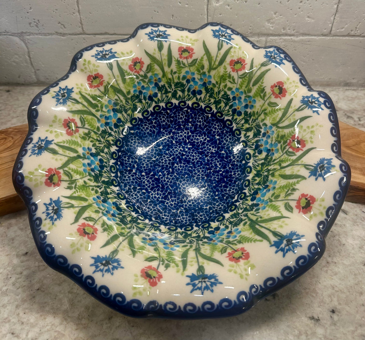 Kalich, 2026 Brand New Shape! Poppy Field, Large Wave Bowl