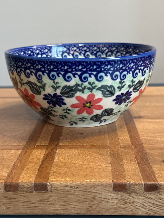 Daila Polish Pottery, Signature Unikat, Poppies Obsession, 6" Bowl