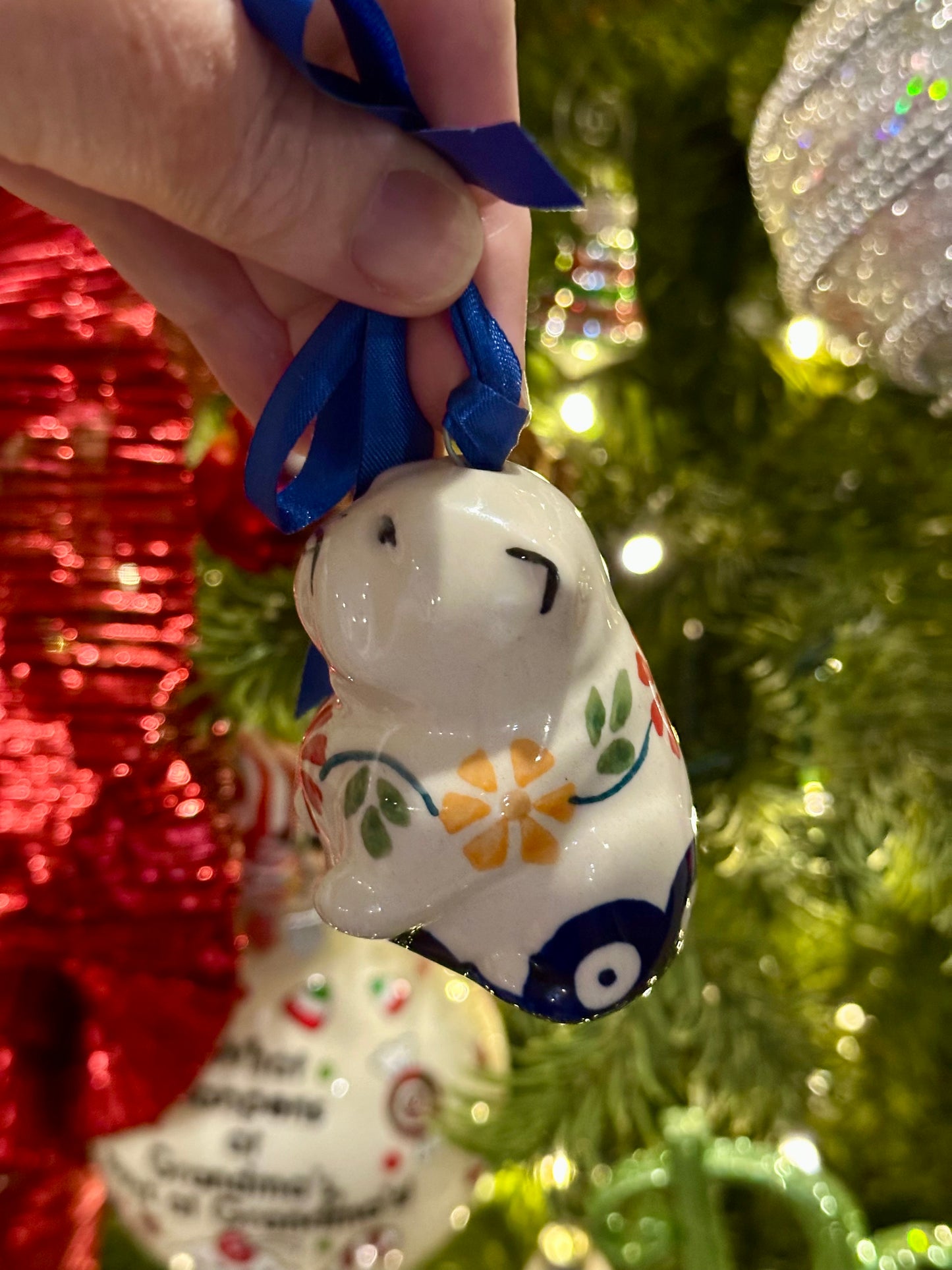 Manufaktura Pinwheels Bulldog Ornament
