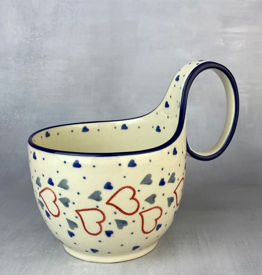 Ceramika Artystyczna, Heart On Heart, Loop Mug/Bowl/Soup