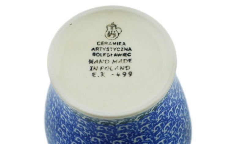 Ceramika Artystyczna, Red Pansy, Bottle