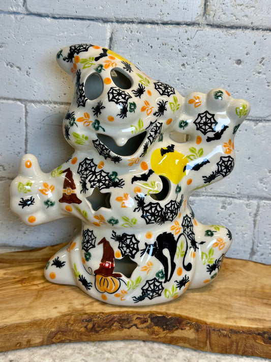 Vena, Spiders, Cats, Bats, Witches Hats, Large Chunky Ghost Luminary