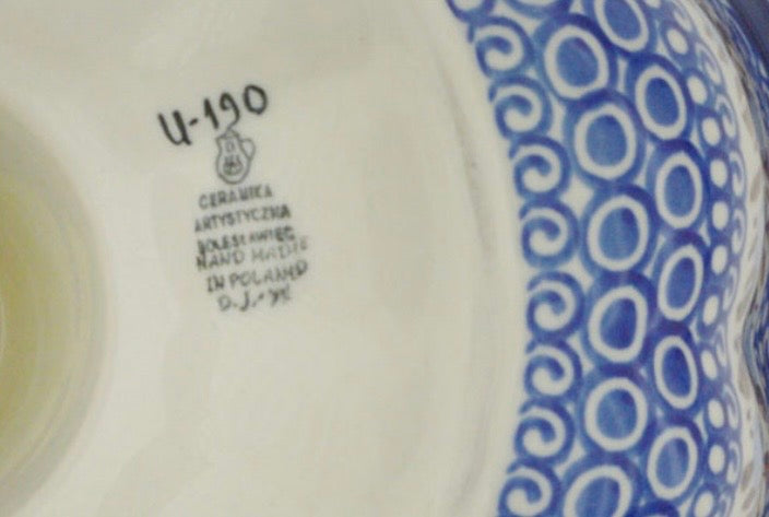 Ceramika Artystyczna, Brown and Blue Beauty, Bundt Pan