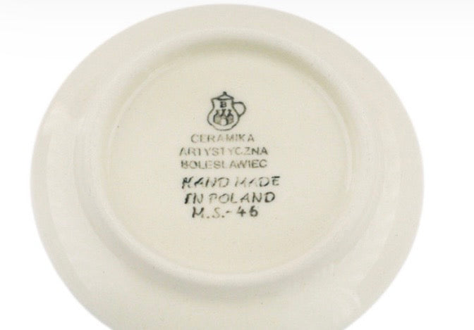 Ceramika Artystyczna, Chocolate Flower, Coaster/Mini Plate