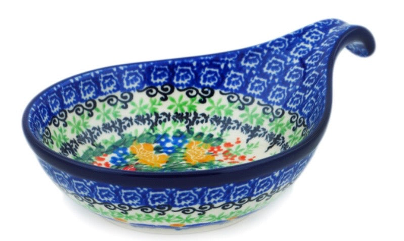 Ceramika Artystyczna, U4019 My Garden Window, Condiment Dish 7"