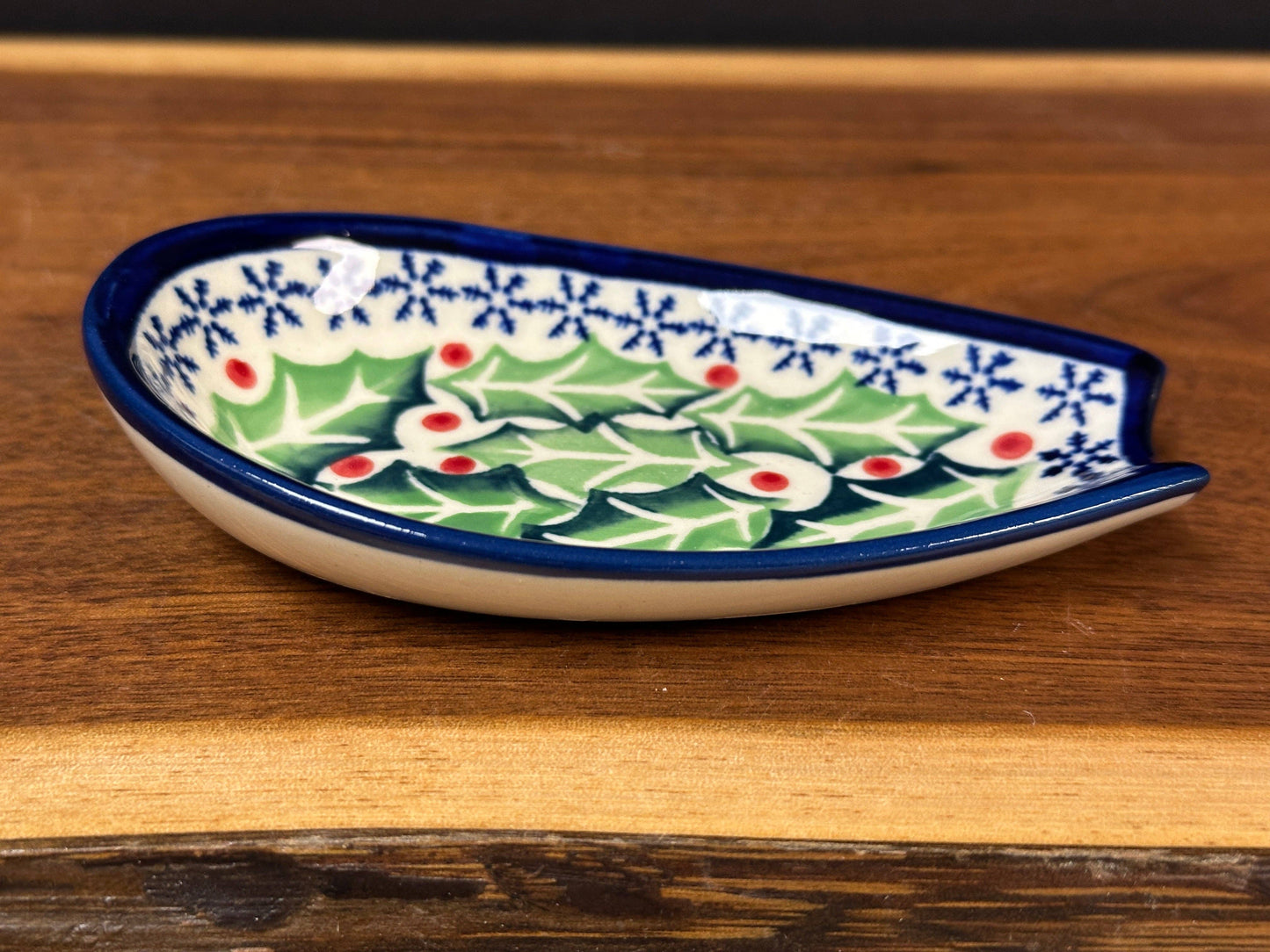 Spoon Rest, Zaklady - Holly Wreath