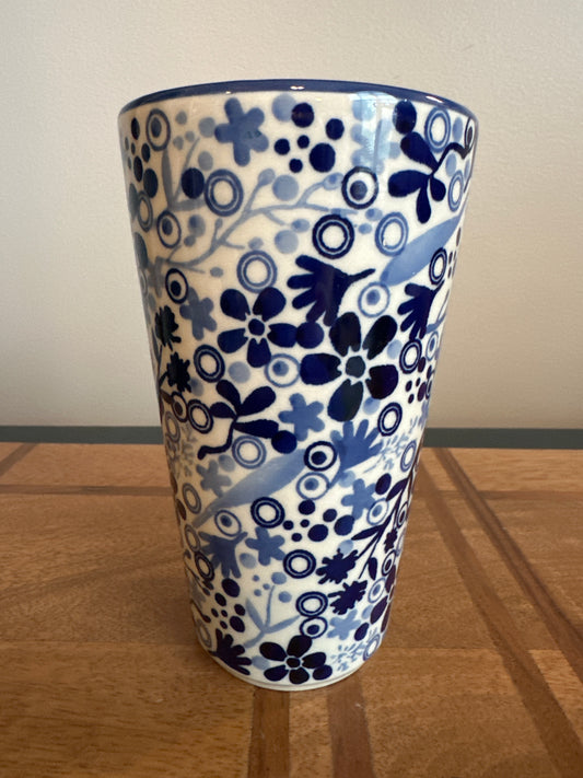 Manufaktura Polish Pottery In The Garden Tall Tumbler