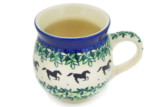 Ceramika Artystyczna, Mustang Forest, Bubble Mug 12oz