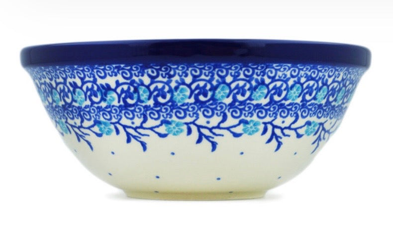 Ceramika Artystyczna, Winter Blue Bird, Bowl