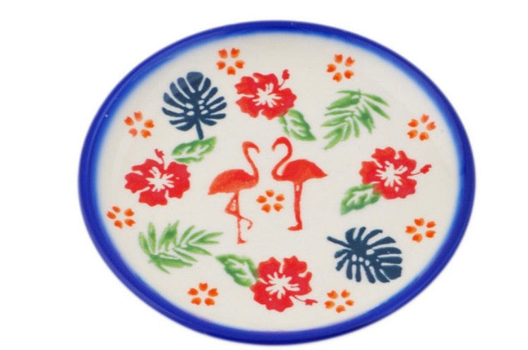 Ceramika Bona, Flamingo Tropical Paradise, Coaster/Mini Plate