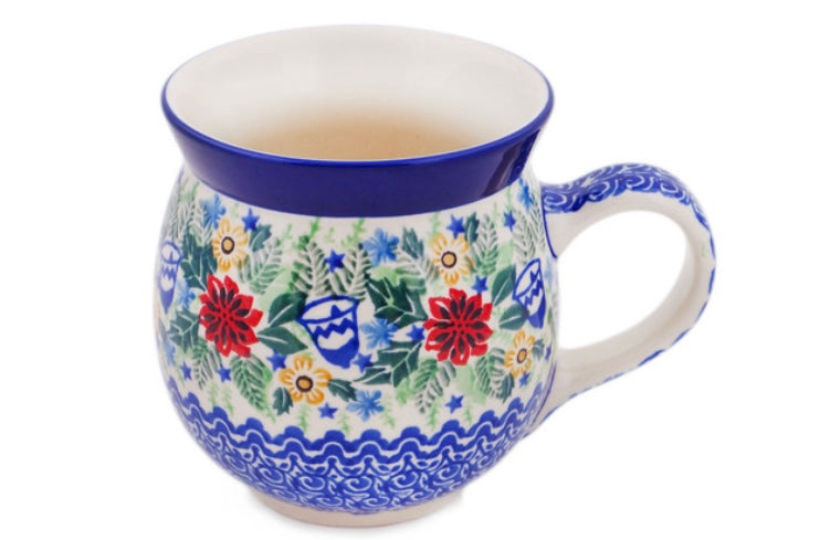 Ceramika Artystyczna Polish Pottery, Unikat, Bells Are Ringing, Bubble Mug