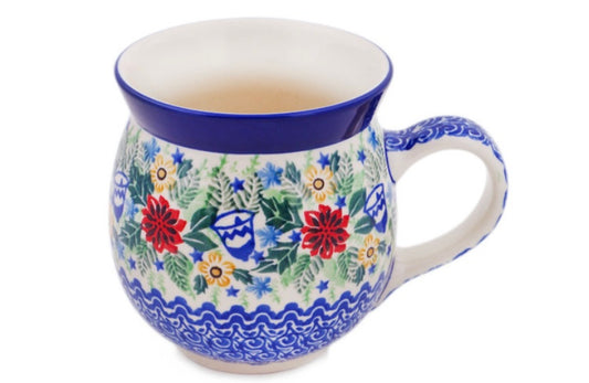 Ceramika Artystyczna Polish Pottery, Unikat, Bells Are Ringing, Bubble Mug