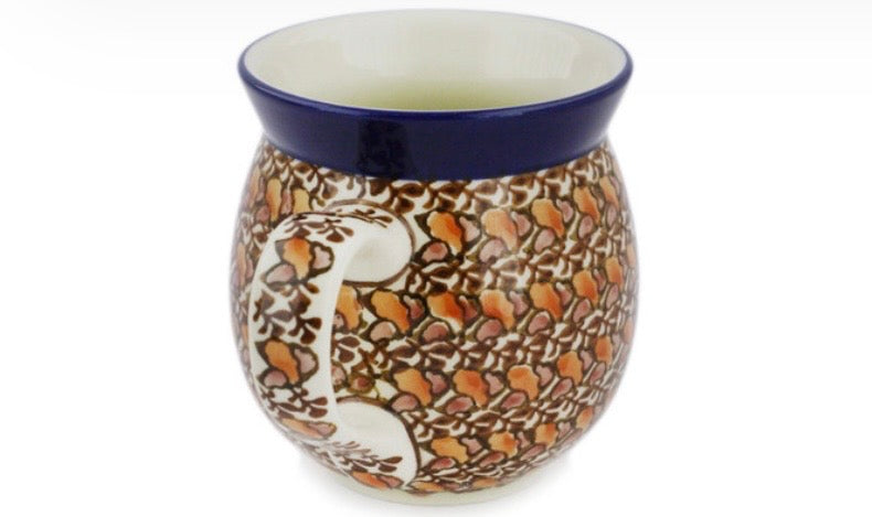 Ceramika Artystyczna, U5212 Autumn Spiral, Large Bubble Mug