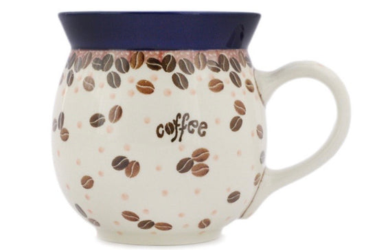 Ceramika Artystyczna, Coffee Bean, Large Bubble Mug