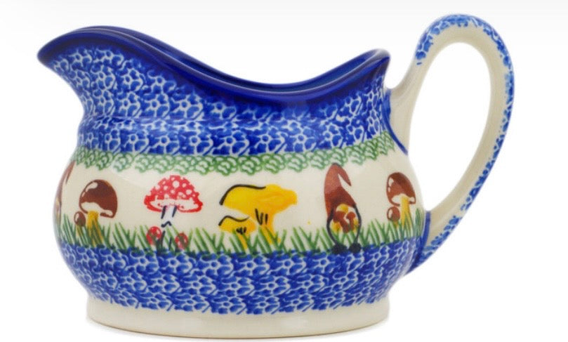 Ceramika Nina, Mushroom Garden, Gravy Boat
